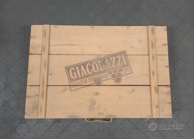 Cassetta in legno Giacobazzi vintage