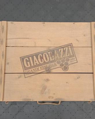 Cassetta in legno Giacobazzi vintage