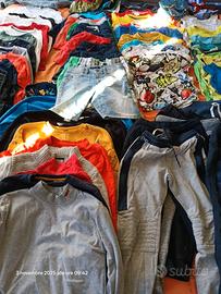 stock abbigliamento bambino 7/8 anni 