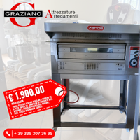 FORNO pizza GAS METANO ZANOLLI CITIZEN 6 PIZZE