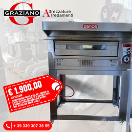 FORNO pizza GAS METANO ZANOLLI CITIZEN 6 PIZZE
