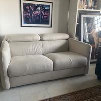 Divano letto beige
