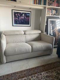 Divano letto beige
