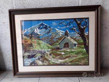 Quadro Mezzopunto con cornice