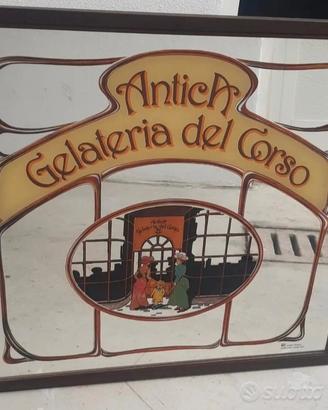 Specchio vintage Antica Gelateria del Corso 
