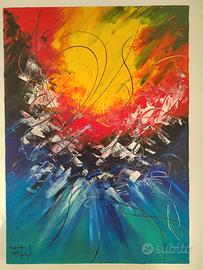 Dipinto a mano Acrilico su tela 50x70 quadri