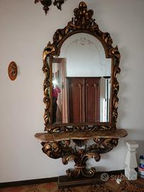 Consolle con specchiera Barocca 