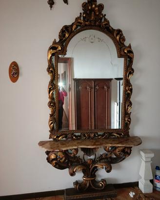 Consolle con specchiera Barocca 