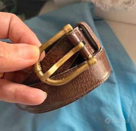 Cintura donna in vera pelle Max Mara stile vintage