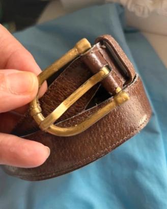 Cintura donna in vera pelle Max Mara stile vintage