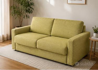 Divano Letto Matrimoniale – Verde Salvia