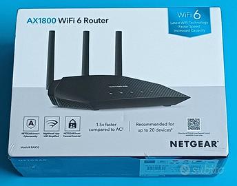 Router NETGEAR WiFi 6 RAX10 | NUOVO SIGILLATO 