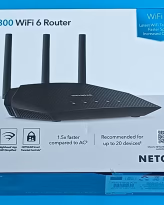 Router NETGEAR WiFi 6 RAX10 | NUOVO SIGILLATO 