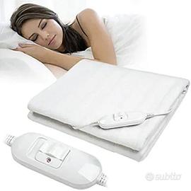 coperta elettrica nuova per letto singolo