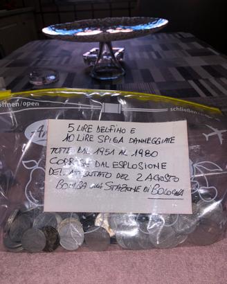 Monete da 10 lire in alluminio “spiga” dal 1951