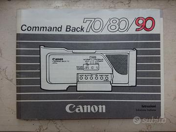 Libretto istruzioni Canon Command Back 70/80/90