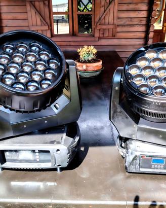 Coppia Wash professionali 19 led
