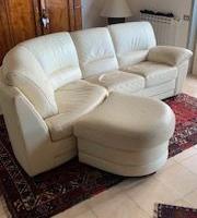 DIVANO IN VERA PELLE, RELAX UNICO