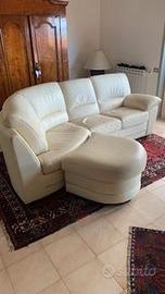 DIVANO IN VERA PELLE, RELAX UNICO