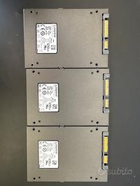 3 Dischi SSD 120 GB Kingston