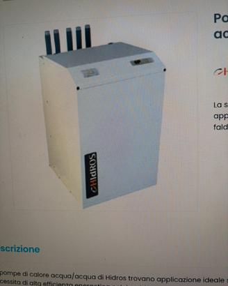 Pompa di Calore Hidross acqua acqua di falda