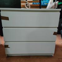 cassettiera Ikea 3 cassetti MALM