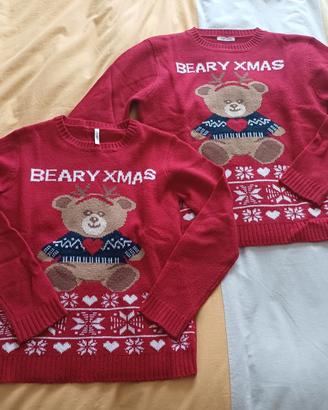 Golfino Natale Yamamay mamma e figlia