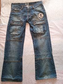 Jeans Cargo Frankie Morello Vintage Tg 32/33 US