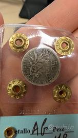 Moneta RARA 50 Centimes 1899 Semeuse Francia - Ag