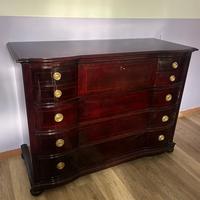 Mobile comó e due comodini in legno di mogano