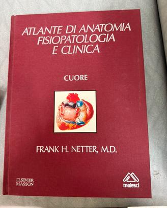 Libro Atlante anatomia tomo cuore Netter