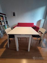 Tavolo BJURSTA allungabile + 2 sedie JANINGE Ikea
