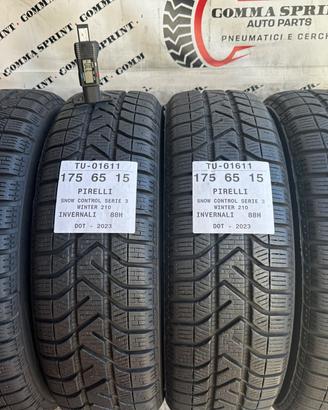 4 PNEUMATICI 175/65 R15 PIRELLI INVERNALI