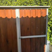 Casetta Box da Giardino in Lamiera Acciaio 174x100