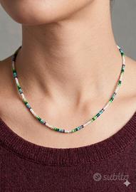 Collana di perline in vetro