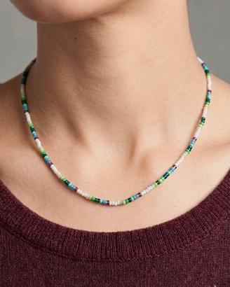 Collana di perline in vetro