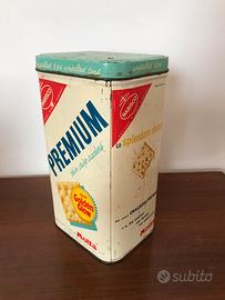 Scatola in latta Crackers Premium anni ‘60