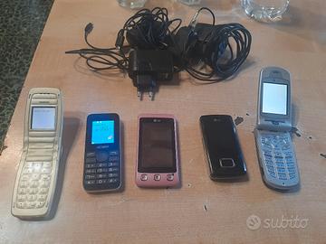 cellulari vintage, nokia, lg e alcatel