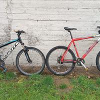 Coppia mountain bike scott usa da revisionare