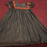 vestiti  estivi denim bambina 8/10 anni