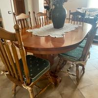 tavolo con sedie DEL TONGO