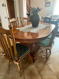 tavolo con sedie DEL TONGO