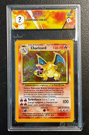 POKÉMON CHARIZARD HOLO 4/102 BASE SET 1999 ITALIAN