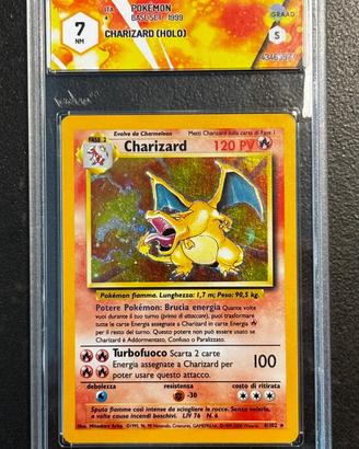 POKÉMON CHARIZARD HOLO 4/102 BASE SET 1999 ITALIAN
