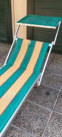 2 lettini da mare professionali