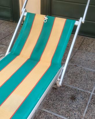 2 lettini da mare professionali