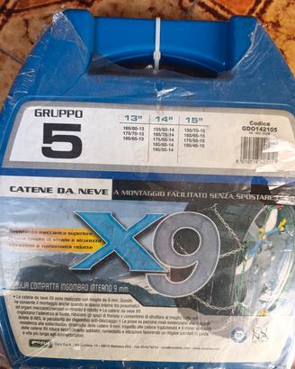 catene da neve gruppo 5