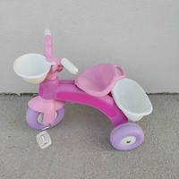 Triciclo rosa per bimba 1-3 anni