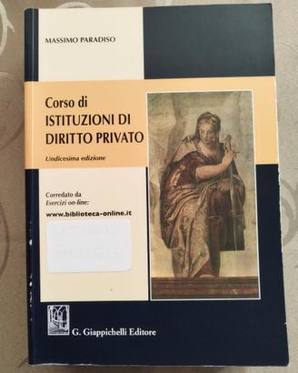Istituzioni di Diritto Privato (Paradiso)