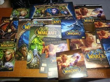 World of warcraft serie completa con manuali